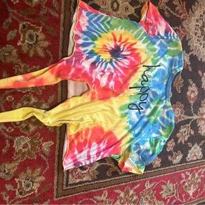 SHEIN Multicolor Tie-Dye Top